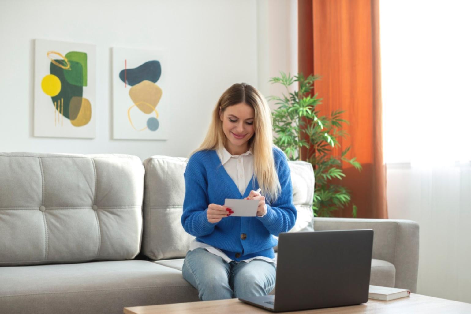 Business owner organizing financial records during workshop